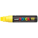 Uni Posca Permanent Paint Marker 15.0mm Extra-Broad Chisel Yellow PC-17K